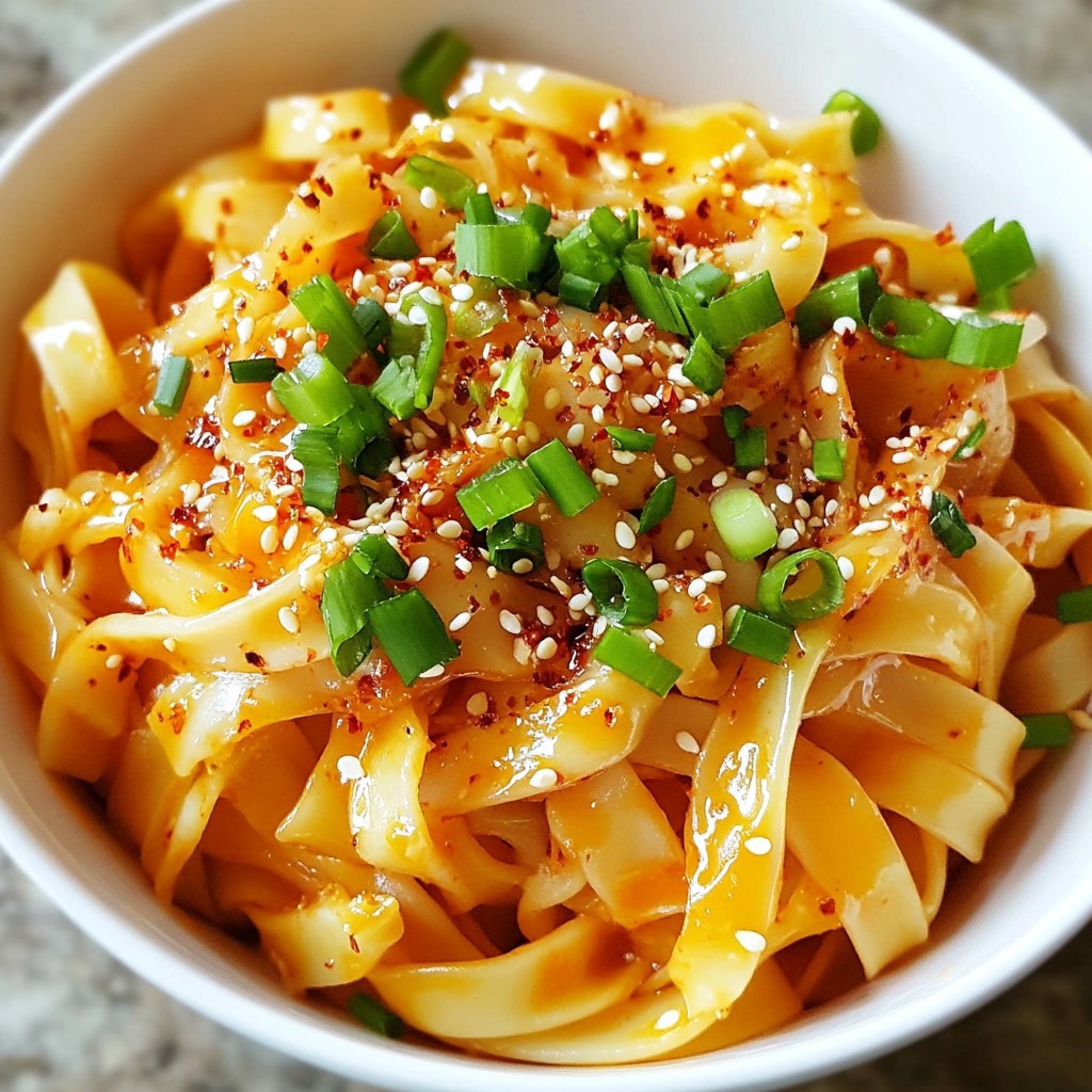 Würzige Knoblauch-Chili-Öl-Nudeln einfach zubereiten