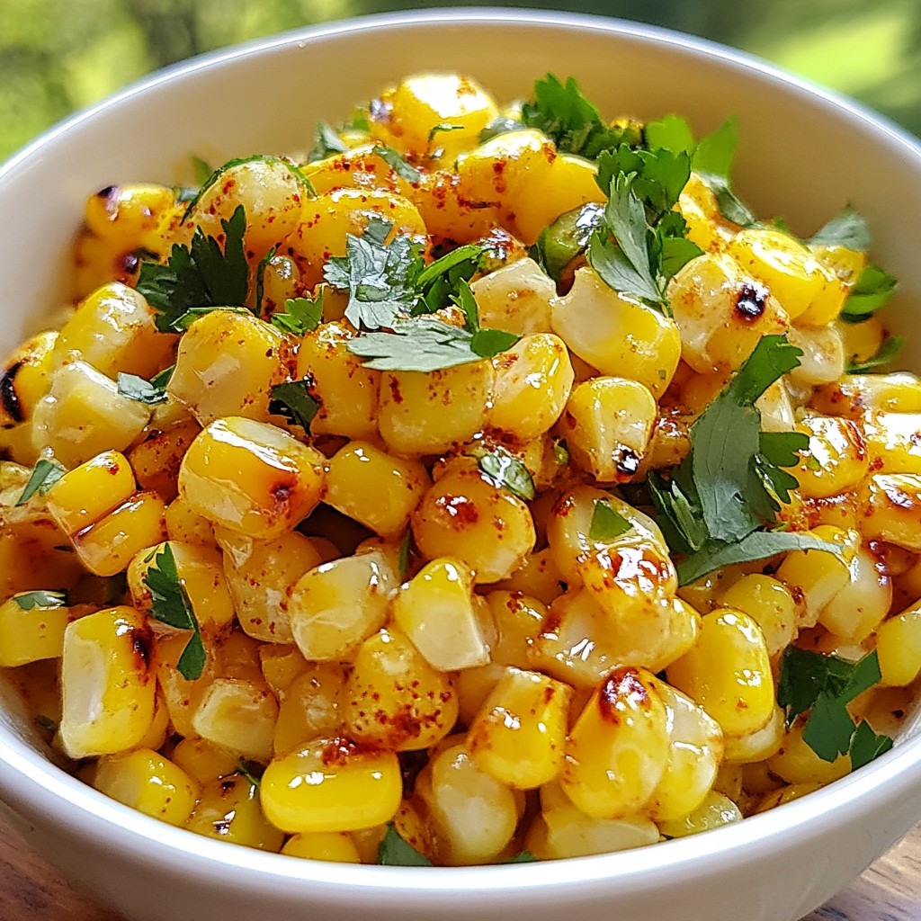 Honey Butter Skillet Corn Schmackhaftes Beilagenrezept