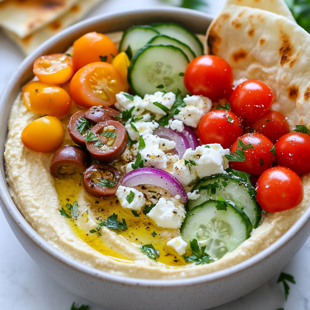 Mediterrane Hummus Bowls Genussvoll und Einfach
