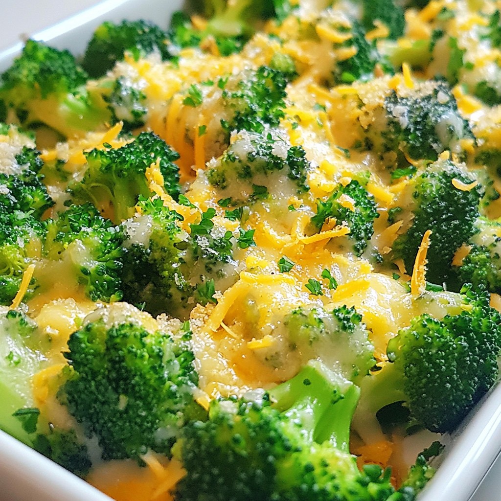 Roasted Garlic Parmesan Broccoli Einfach und Lecker