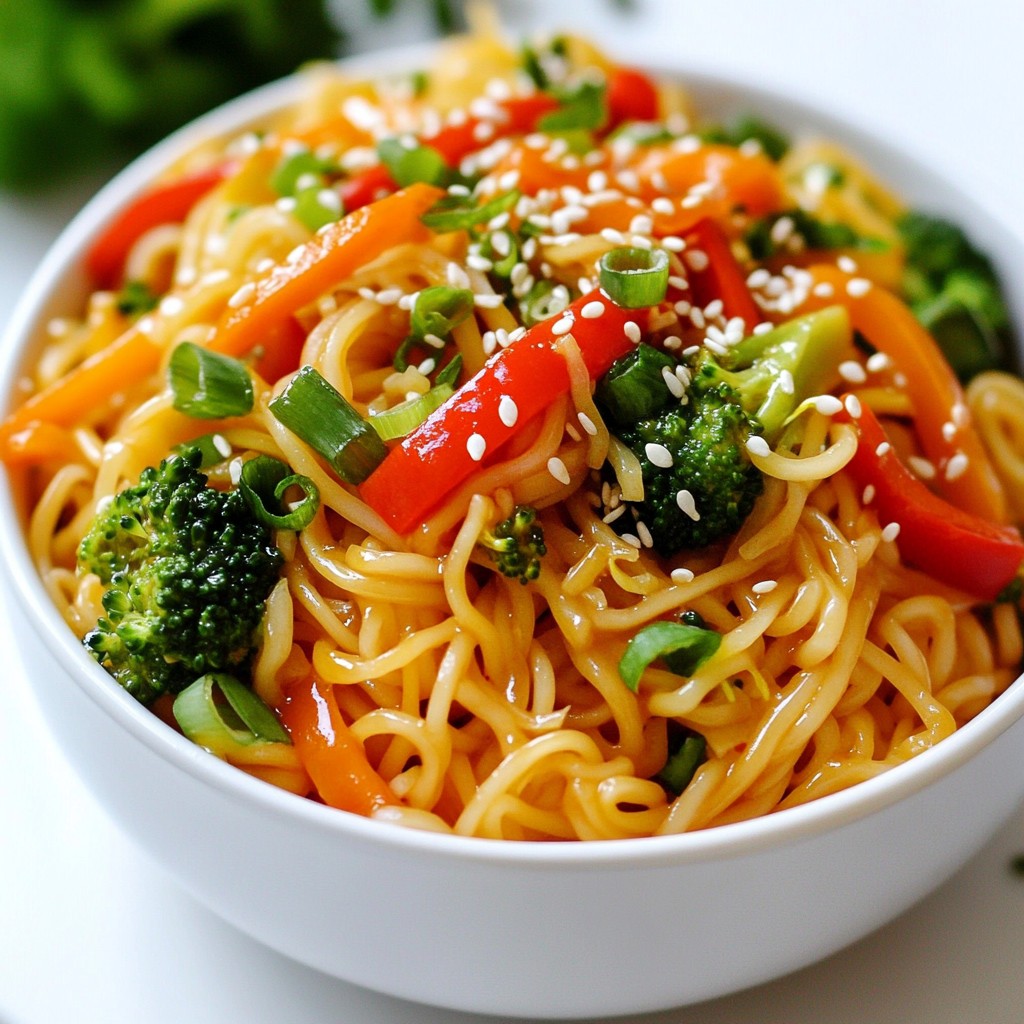 Süß-scharfe Knoblauchnudeln Einfach und Lecker Rezept