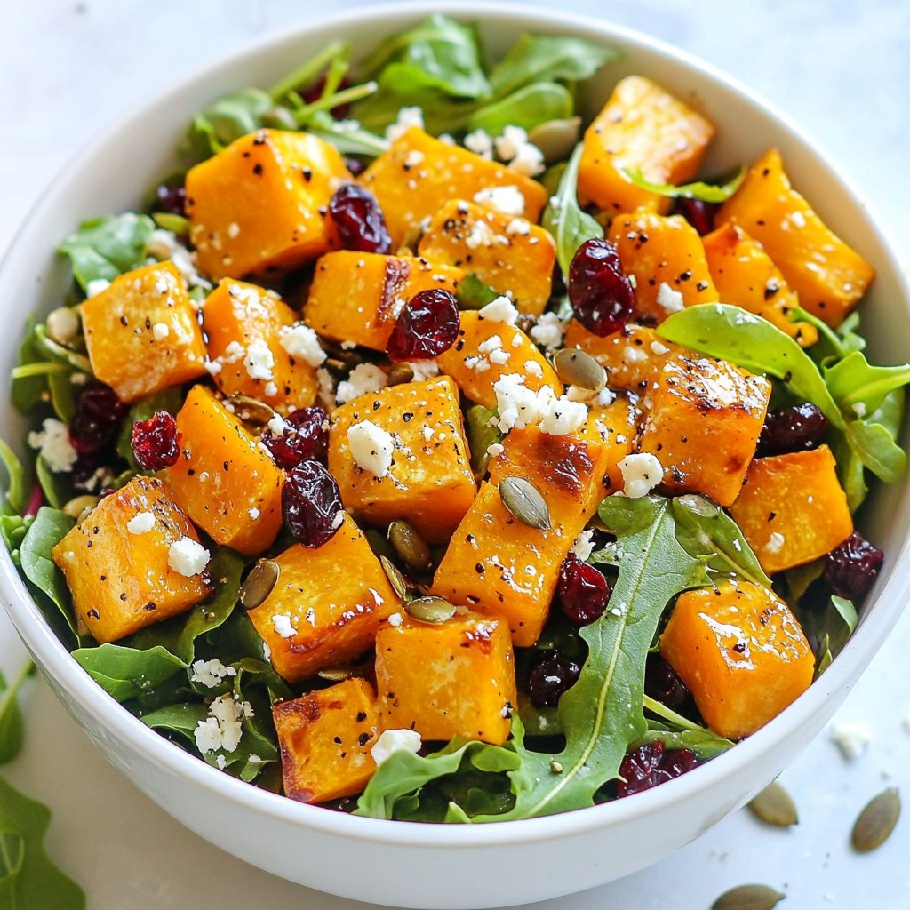 Ernährungsreicher Harvest Butternut Squash Salad