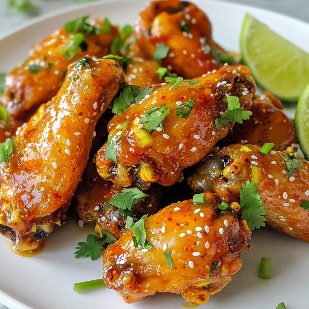 Spicy Sriracha Honey Wings für den perfekten Genuss