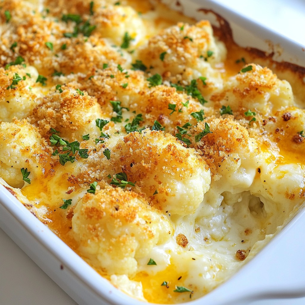 Cheesy Cauliflower Casserole Einfache und leckere Idee
