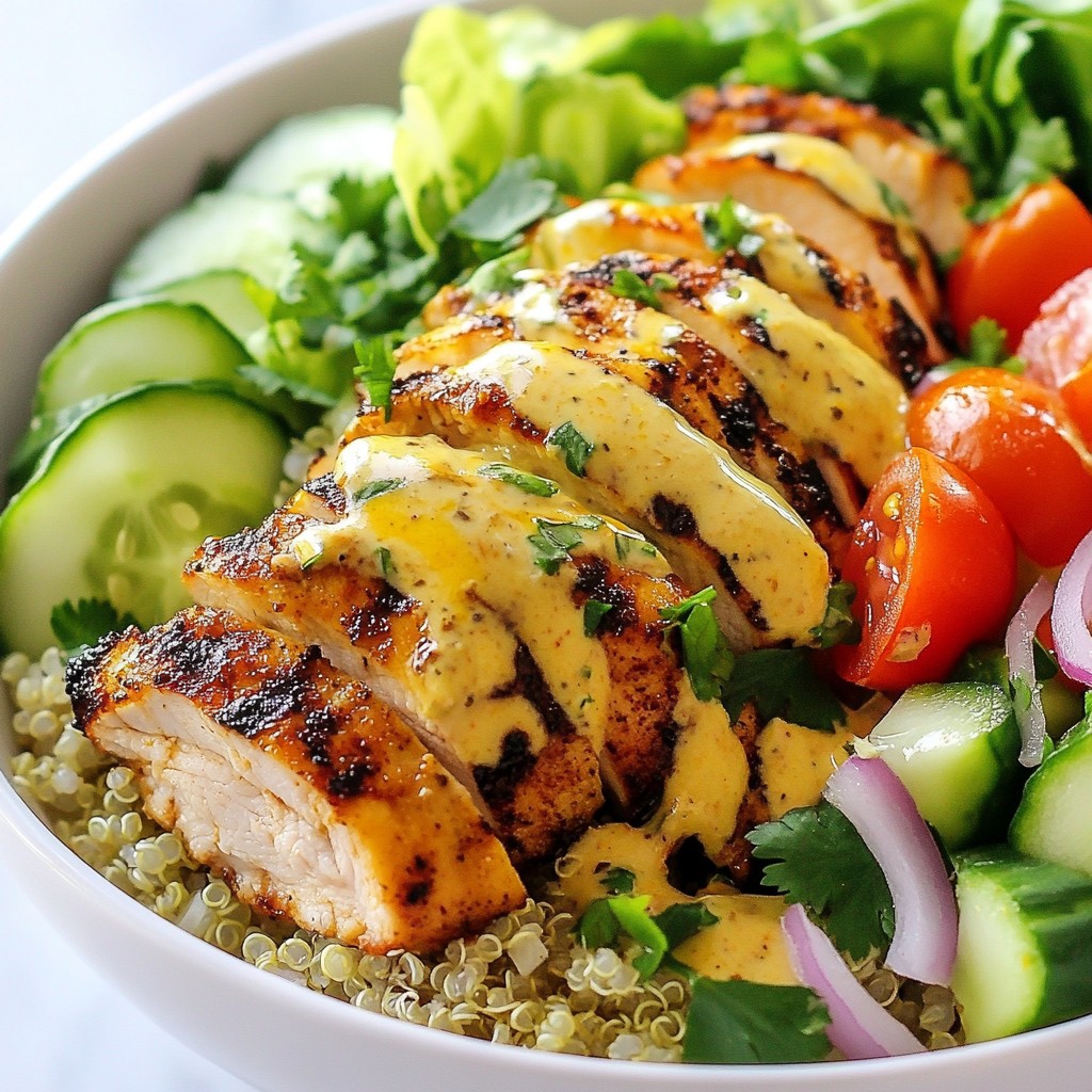Köstliche Chicken Shawarma Bowls Einfaches Rezept