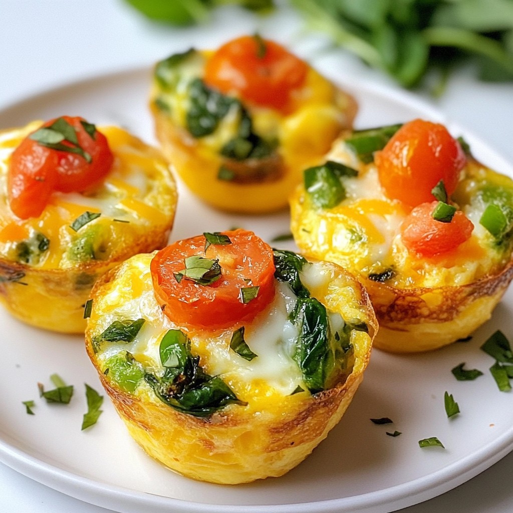 Veggie Loaded Egg Muffins Einfache und gesunde Snacks