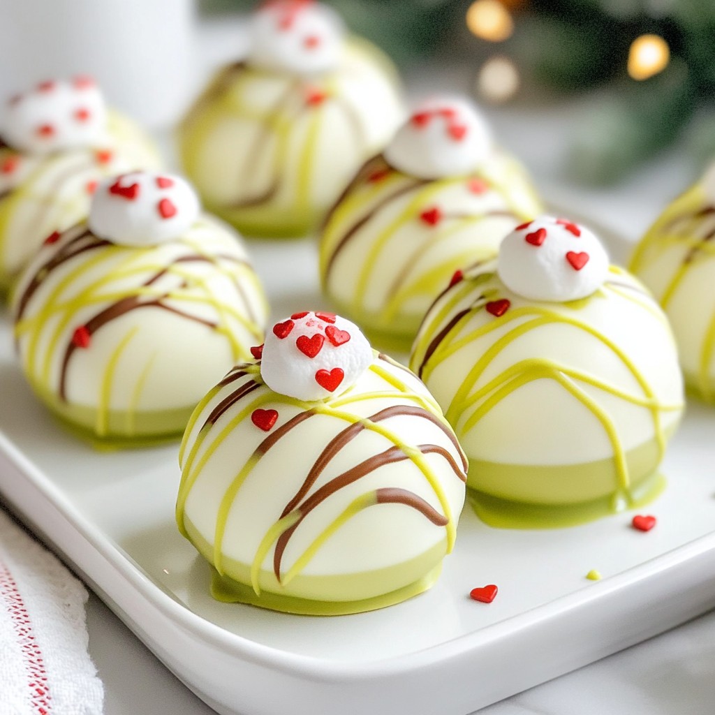 Grinch Hot Cocoa Bombs Einfach und Köstlich Zubereiten