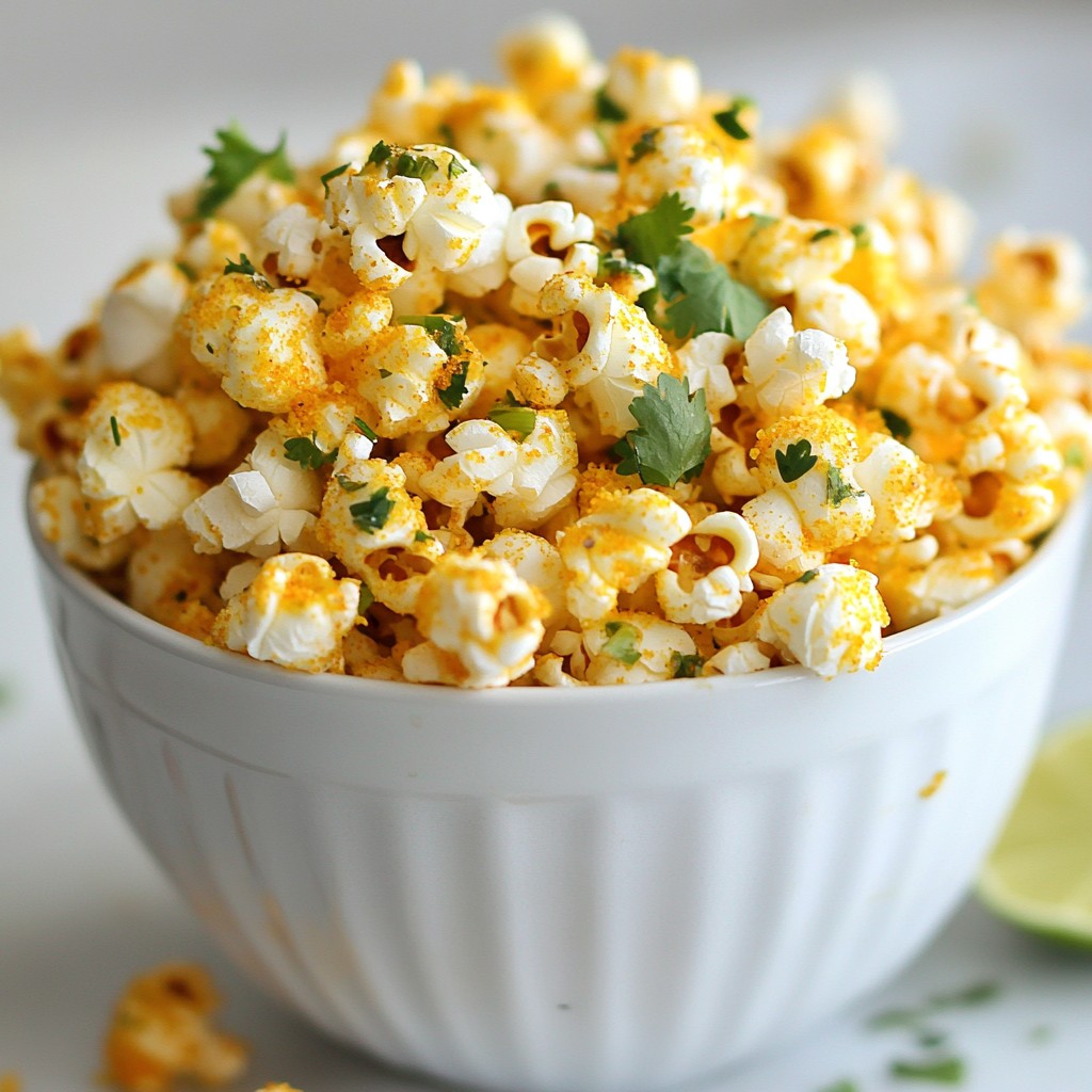 Spicy Sriracha Lime Popcorn Leckerer Snack für Filmabende