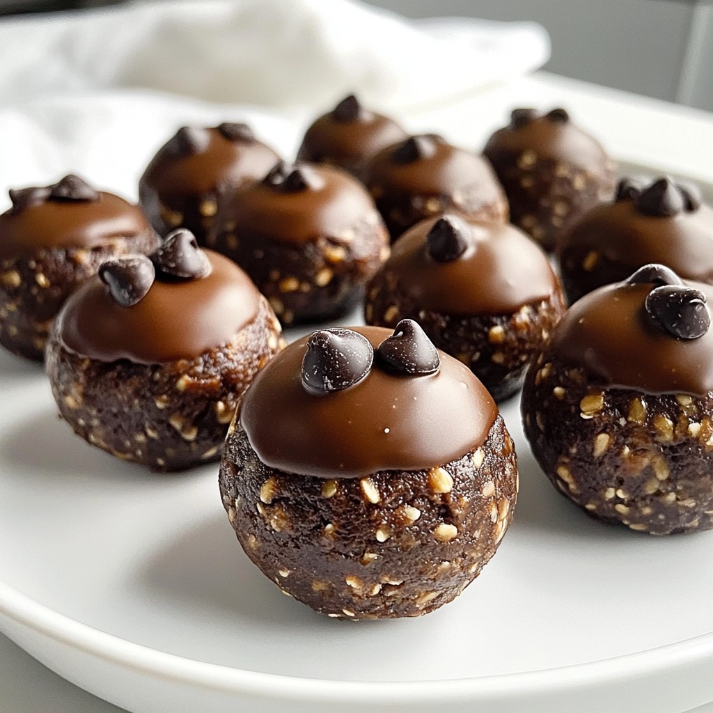 Energie Bites aus Schokoladenmandelbutter lecker und gesund