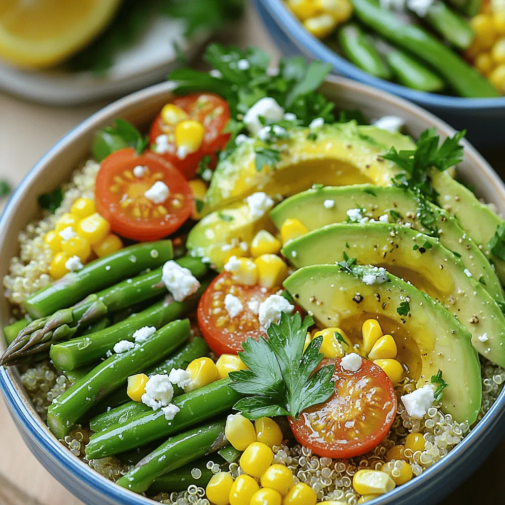 Frühlingsgemüse Power Bowls voller Nährstoffe