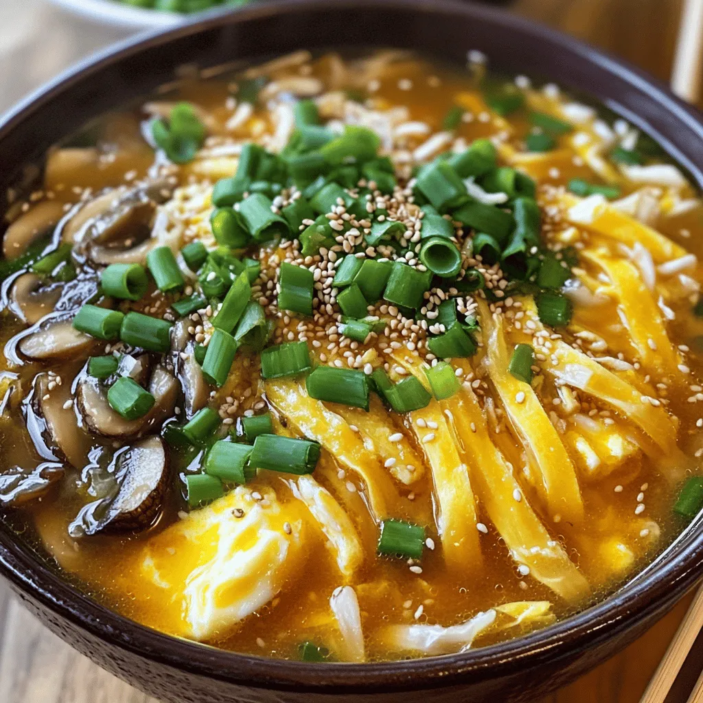 Egg Roll Soup köstlich und einfach zubereiten