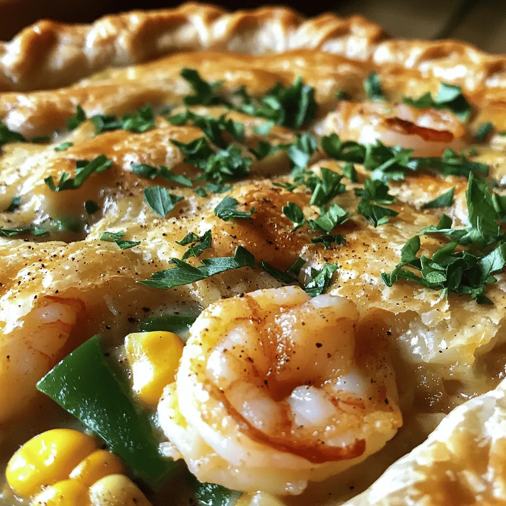 Um einen leckeren Cajun Seafood Pot Pie zu machen, musst du mehrere Schritte befolgen.