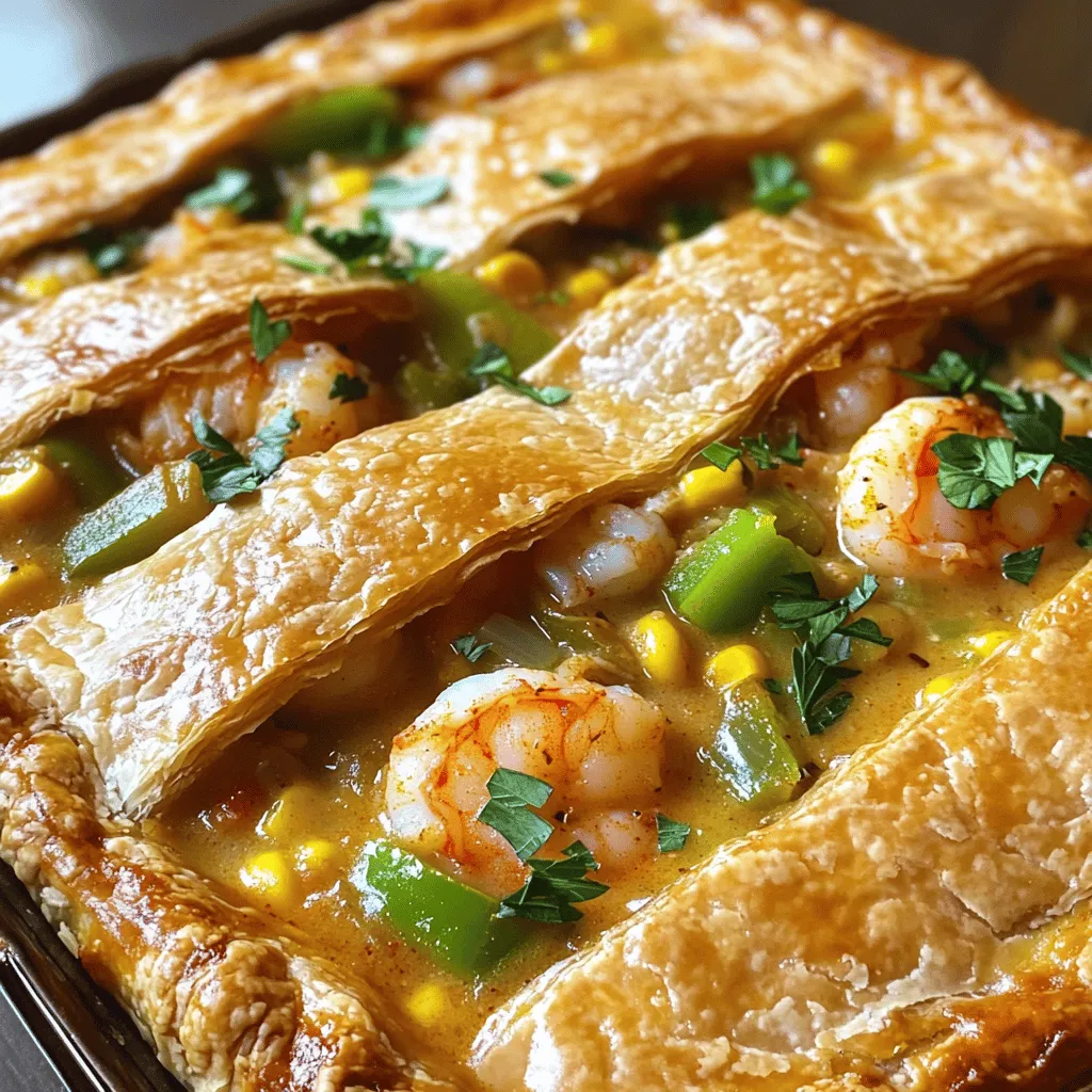 Cajun Seafood Pot Pie Ein köstlicher Klassiker
